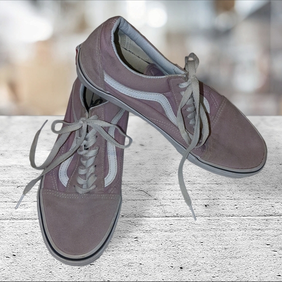 Vans old skool lavender suede skate shoe size 9W 7.5M unisex shoe - Picture 4 of 14